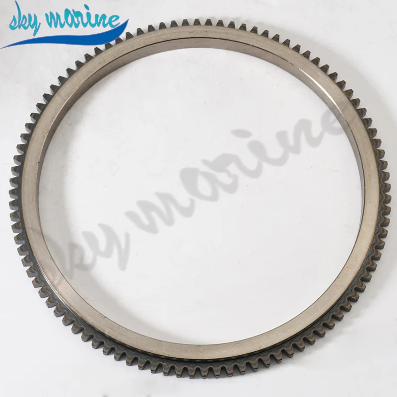 697-85550-00 For Yamaha Outboard Motor 48HP 55HP 2-Stroke Flywheel Crown Gear Ring Rotor Assembly 697-85550 697-85550-00-00 Part