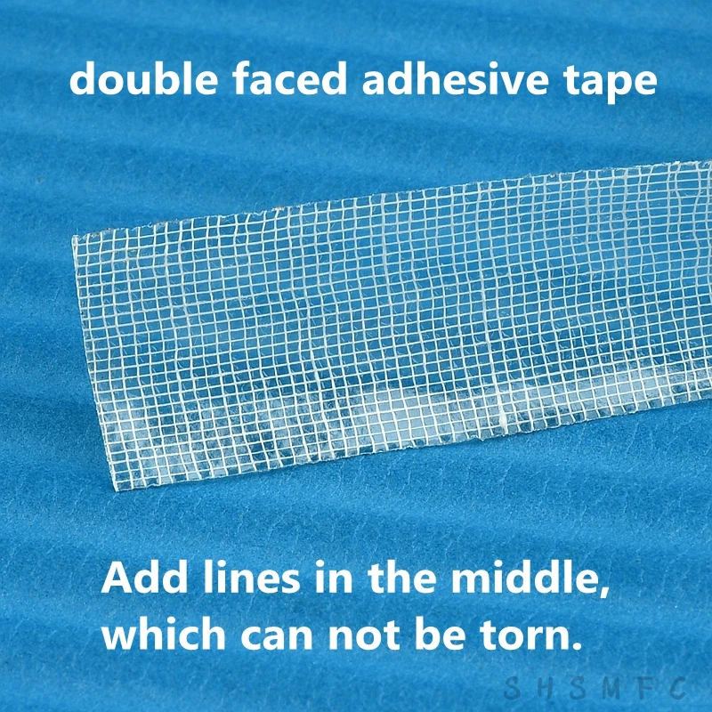 Double Sided Cloth Tape Translucent Mesh Waterproof Wear-resistant Super Strong Traceless Double-sided Adhesive Carpet Adhesive