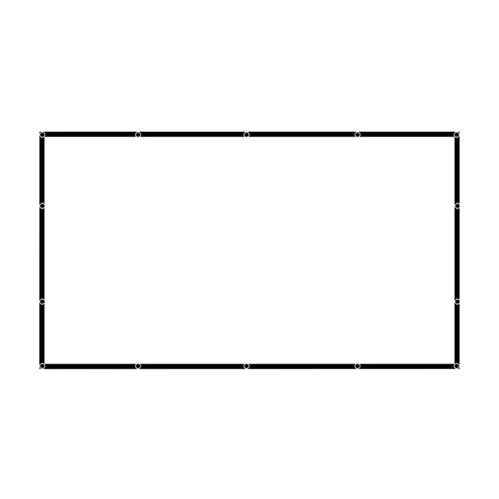 

100 Inch Foldable Projector Screen 16:9 High Definition Indoor Outdoor Classroom Office Movie Camping Screen