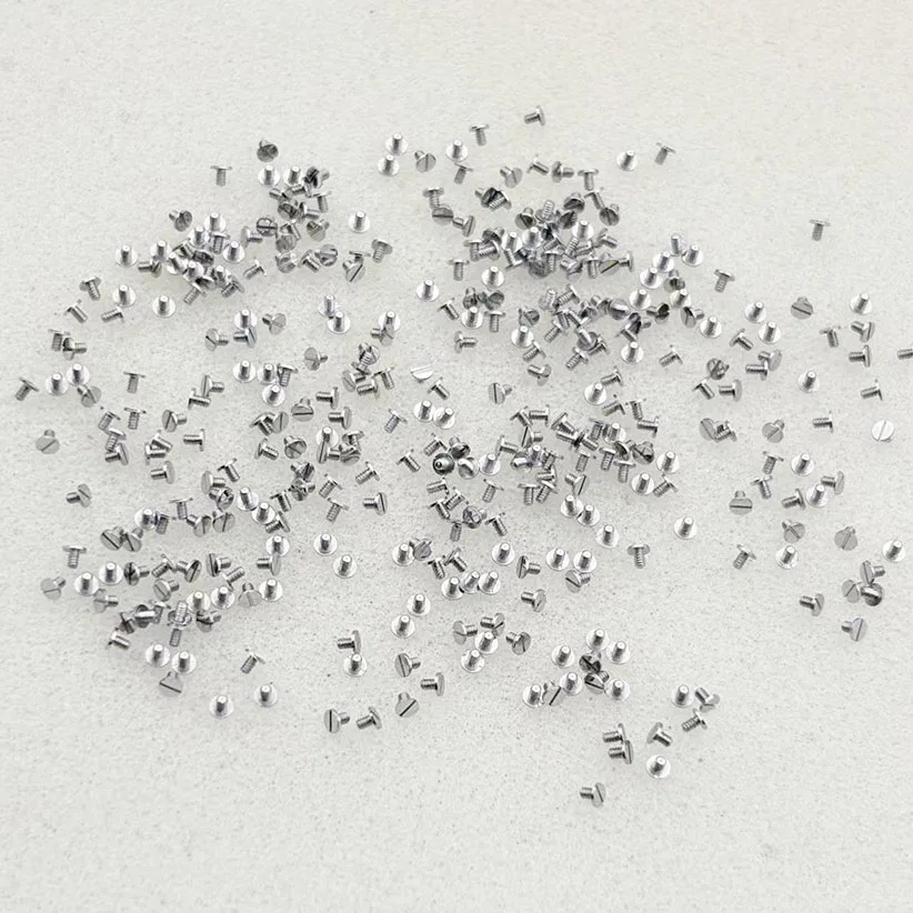 20 /40/ 60/80/100pcs  Watch movement components 7750 movement clamping plate screws silver upper clamp screw swing clamp