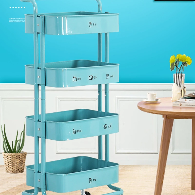 

Kitchen trolley household floor-to-ceiling living room bedroom baby products storage rack snack vegetable