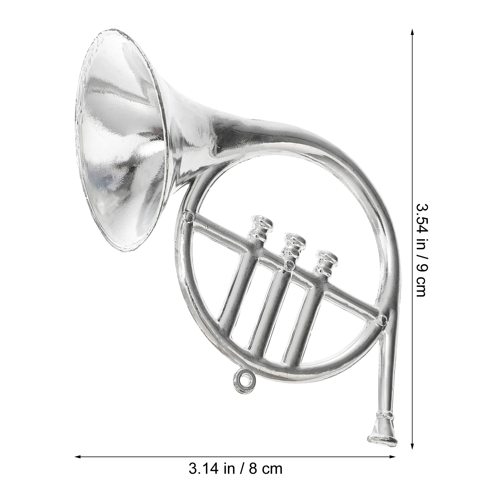 12 szt. Instrument muzyczny Model choinki dekoracje świąteczne hawajskie impreza tematyczna girlanda miniaturowe udekoruj skrzypce