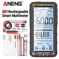ANENG 681 Rechargable Digital Professional Multimeter Non-contact Voltage Tester AC/DC Voltage Meter LCD Screen Current Tester