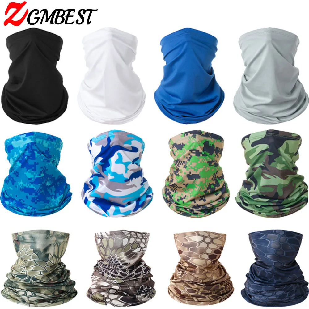 

Neck Gaiter Face Neck Cover Scarf Cycling Bandana Breathable Ice Silk Outdoor Skiing Fishing Hiking Men Women Headwear Face Mask