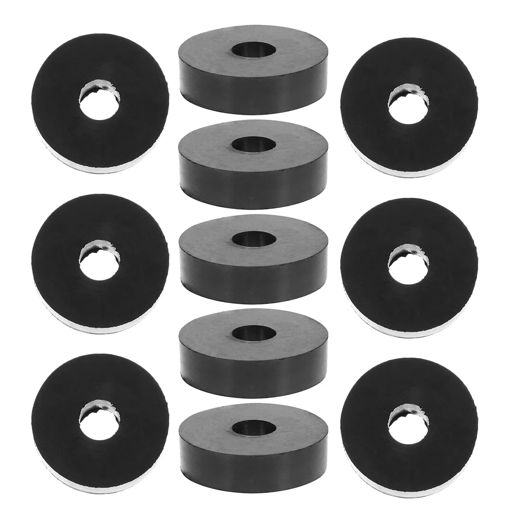 

25pcs Rubber Shock Absorbing Pads 20x20x10 12mm Vibration Damping Blocks Non Slip Black Washers Grommets Household Appliances