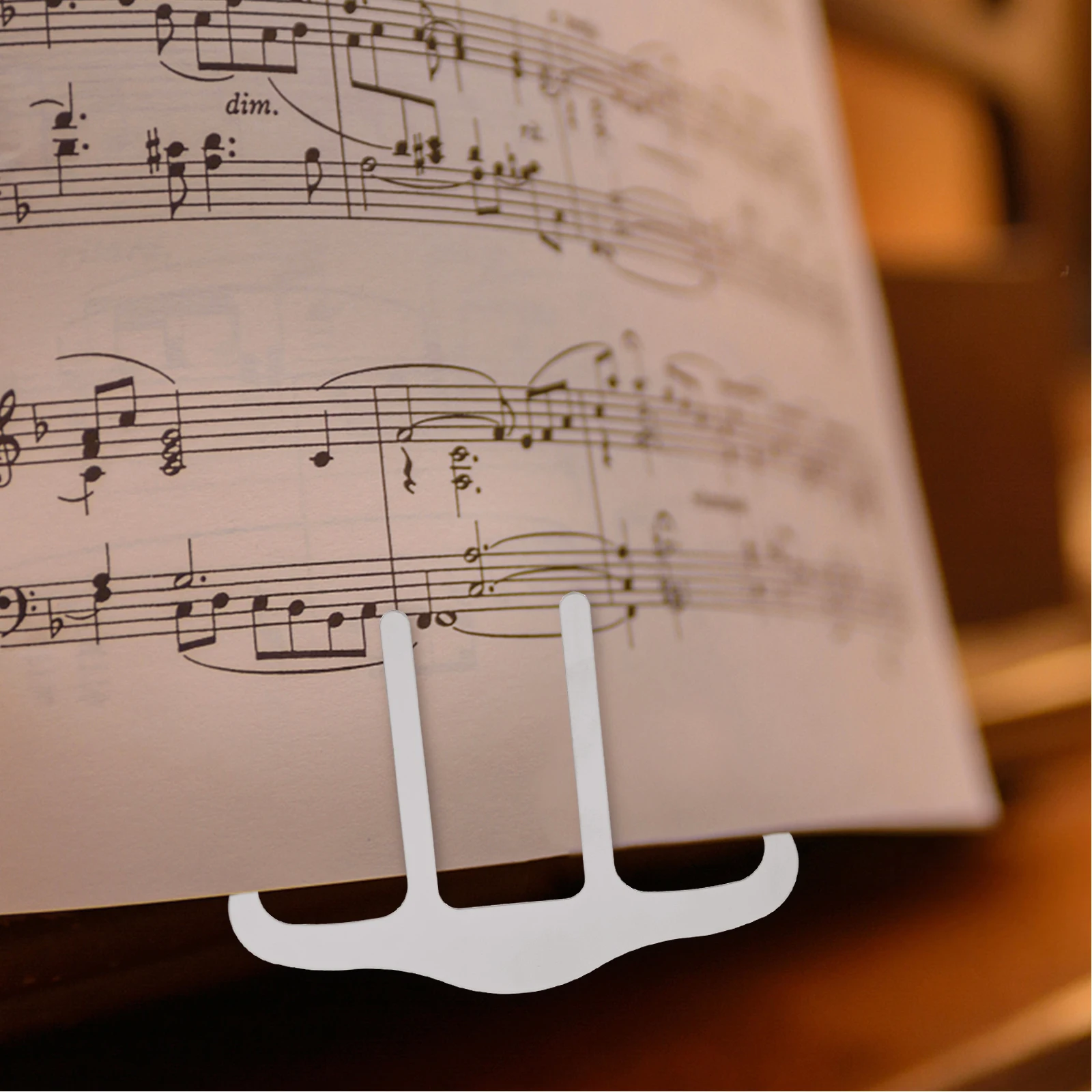 

Piano Score Clip Book Music Accessories Holder Small Page Metal for Clips Stand