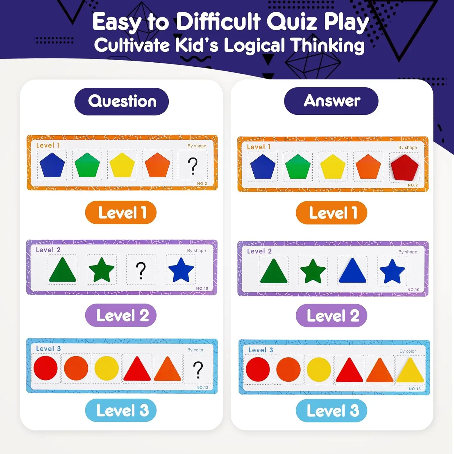 Drewniane zabawki do sortowania Montessori: rozpoznawanie kolorów i kształtów, klasyczna gra motoryczna dla małych dzieci, prezenty edukacyjne dla dzieci