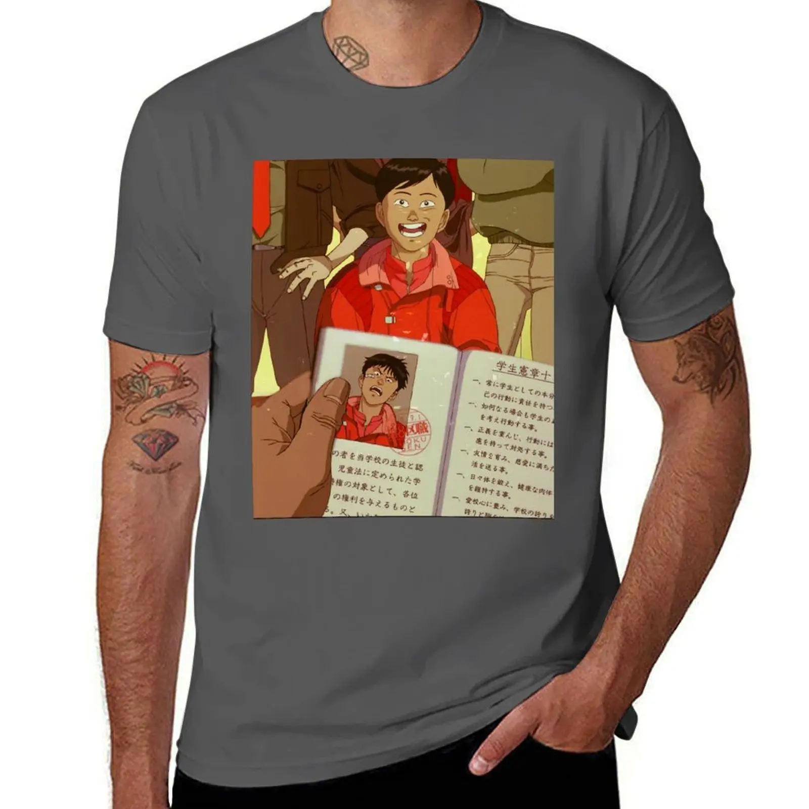 

Akira - Kaneda Smile T-Shirt t shirts for man graphic tees funny t shirts man T-Shirt