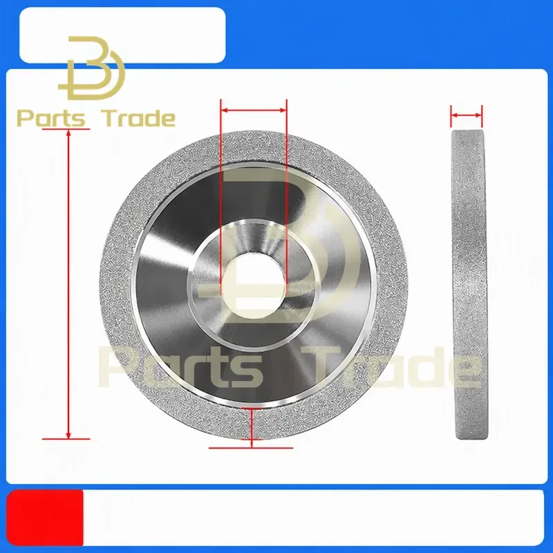 1PC 150mm 200mm Diamond Grinding Flap Wheel Grinder Disc Ceramic CBN Milling Cutter for Carving Sharpener