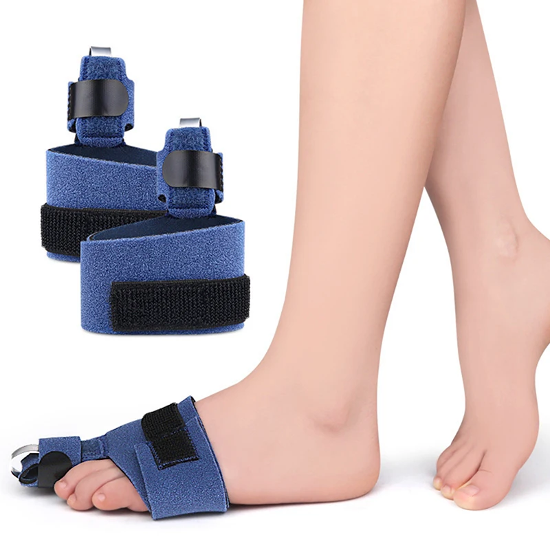 Corrector de dedos de los pies, fijador de fracturas ortopédicas, hueso del pie, ajustador del pulgar, corrección, calcetines suaves para pedicura, alisador de juanete, 1 Uds.