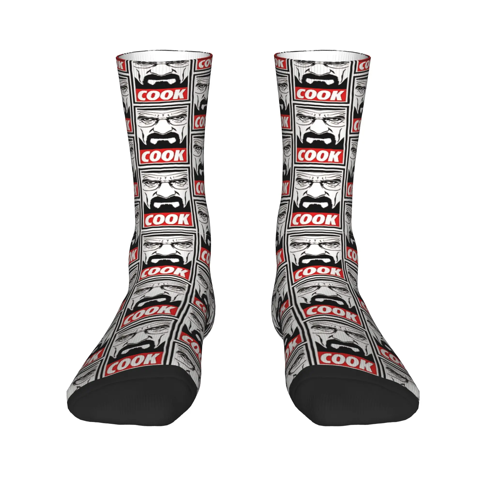 Heisenberg Socks Breaking Bad Graphic Stockings Anti-Slip Couple Socks Soft Breathable Autumn Novelty Skateboard Socks