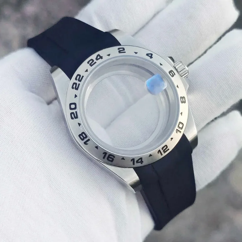 حافظة ساعة EXP ذات طراز قديم 39 ملم مع ياقوت، مناسبة لملحقات ساعة الحركة NH34، NH35، NH36 #1