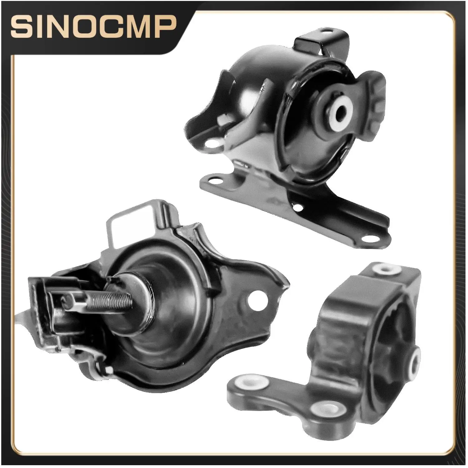 

3pcs EngineTrans Mount AM500 A4552 A4537 For 2007-2008 Honda Fit 1.5L Engine mounts Automobile Engine Parts Brand New