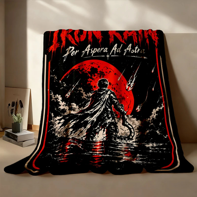 Per Aspera Ad Astra Flannel Blanket, Red Rising Iron Rain Sweater, Omnis Vir Lupus Flannel Throw, House Mars Sweater