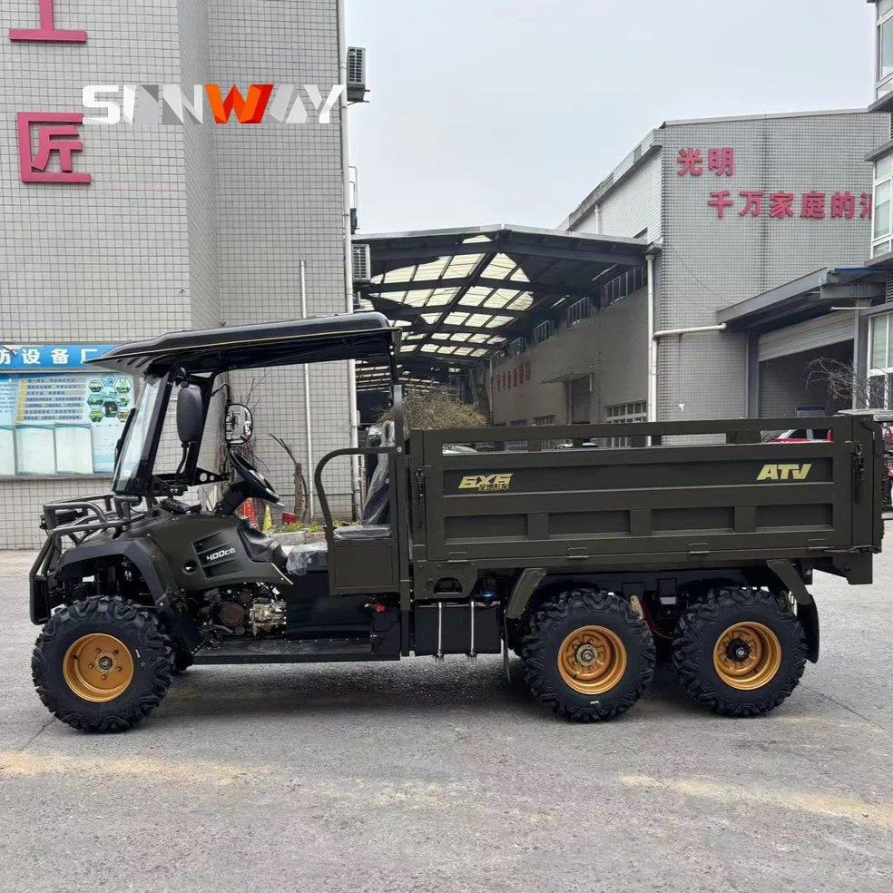 

Adult ATV 4x4 6x6 Off Road Utility Vehicle Farm Orchard Beach Cargo Passenger All Terrain