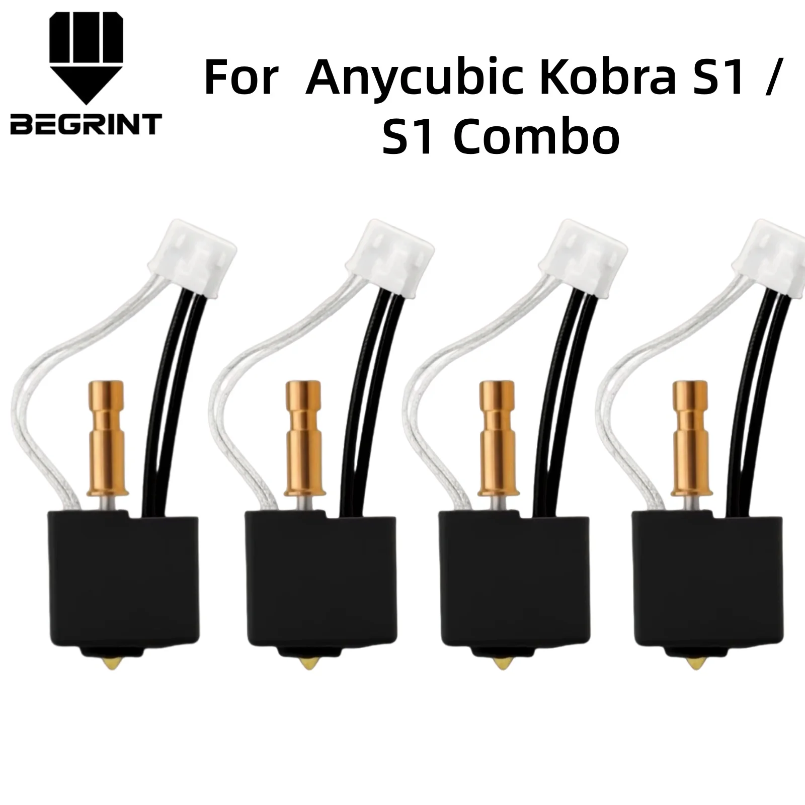 

Комплект хотэнда для 3D-принтера Anycubic Kobra S1/S1 Combo – опции с двумя соплами (латунные/закаленные) и термистором