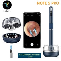 Bebird Note5 Pro Ear Cleaner Visual Ear Wax Removal Sticks HD Endoscope Tweezers 2 in 1 Earpick Mini Camera Otoscope Health Care