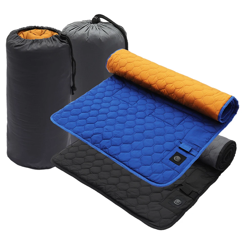 

Winter Heating Mat USB Heating Sleeping Mat Camping Warming Mattress Temperature Warm Tent Sleeping Mat Foldable Sleeping Pad