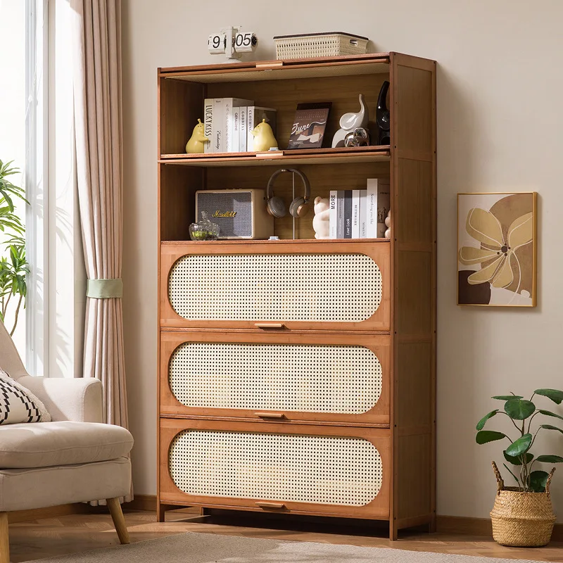 

Bookshelf Shelf Floor-to-ceiling bookcase Household living room Children's wall Multi-layer storage cabinet Locker Simple bedroo