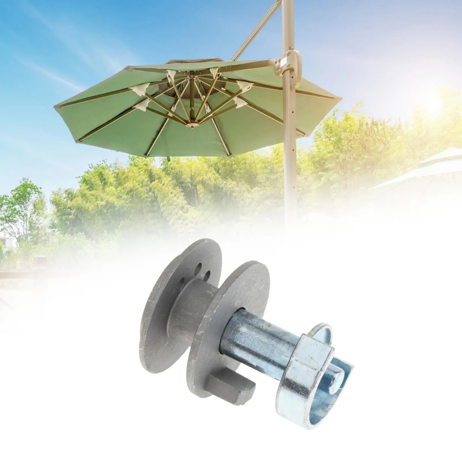 Outdoor Patio Umbrella Attachment Kit for Balcony And Beach Use