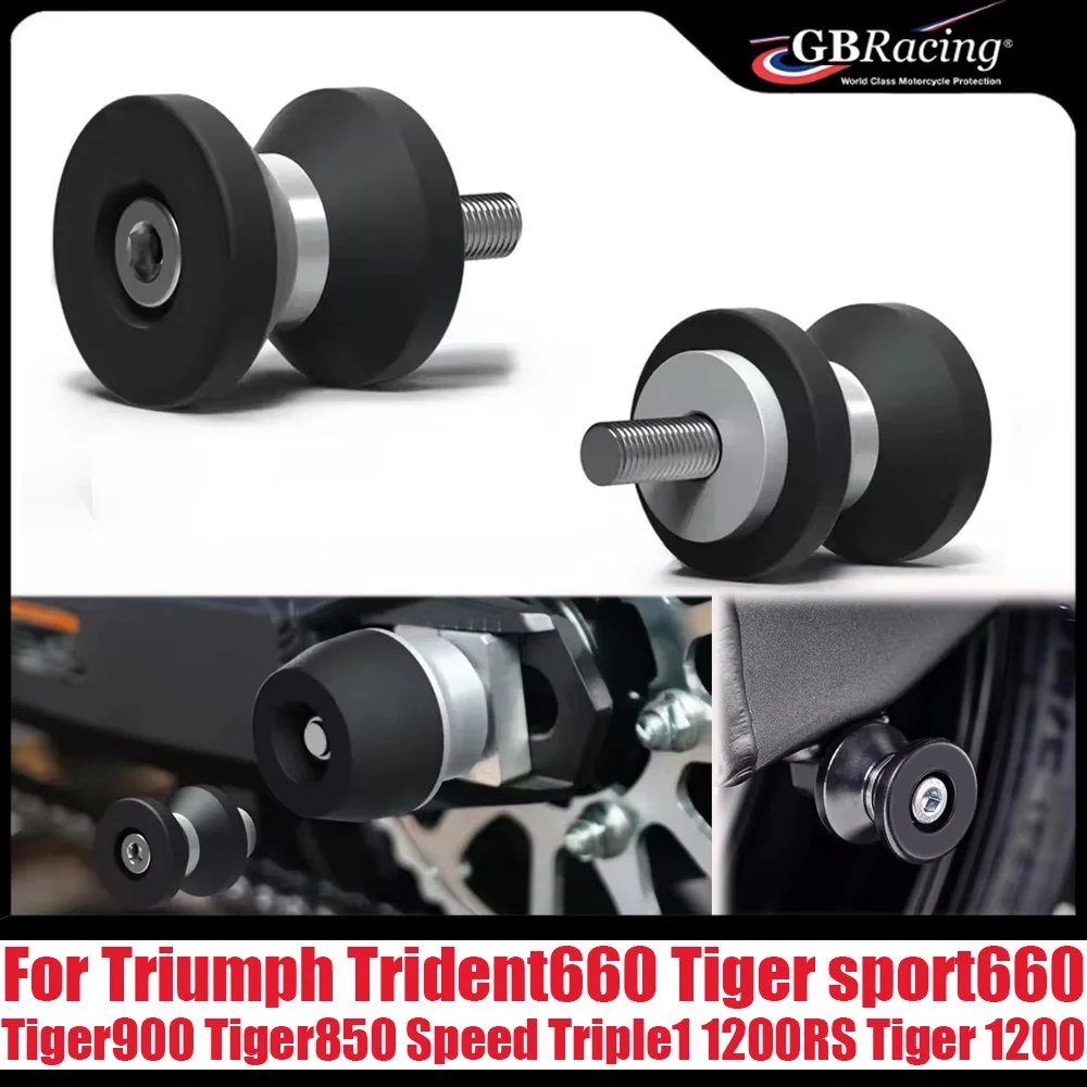 

For Triumph Trident660 Tiger sport660 Tiger900 Tiger850 Speed Triple1 1200RS Tiger Motorcycle Accessories Swingarm Spools Slider