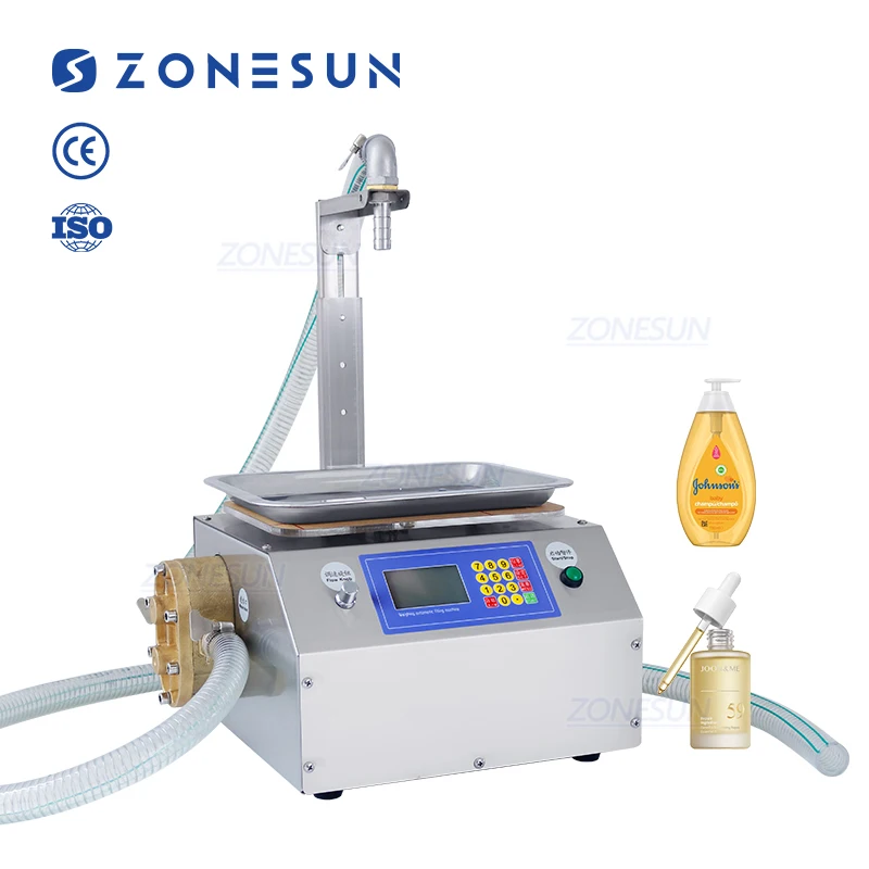 

ZONESU ZS-GPGT1C Полуавтоматический шестеренный насос из чистой меди Вязкая жидкая паста для взвешивания и наполнения для моющего средства с эфирным маслом