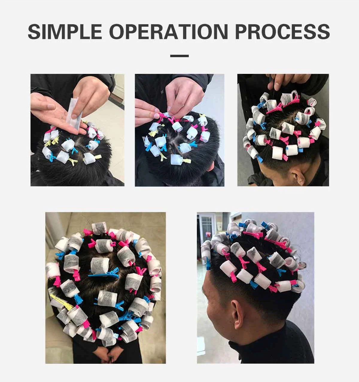 Professionelle Friseursalon Haarnadeln Tragbare Kind Kunststoff Einzelne Zinke Haarspange Mini Haarpflege Styling Werkzeuge – Detail 5