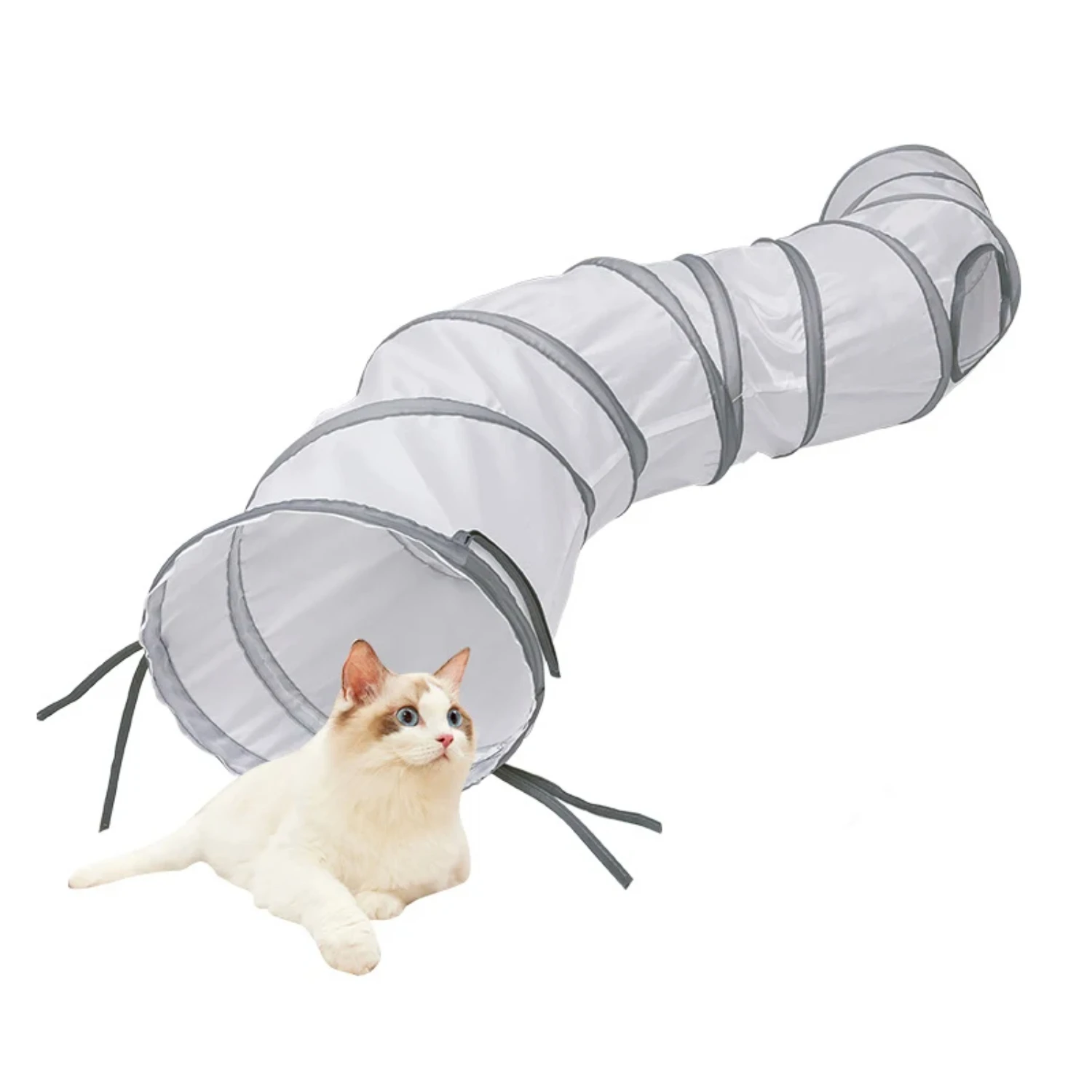 eractive Tunnel Toy for Cats, Kittens, Puppies, and Rabbits - Durable, Foldable, and Exciting - Engaging Fun Pet Toy for Small A