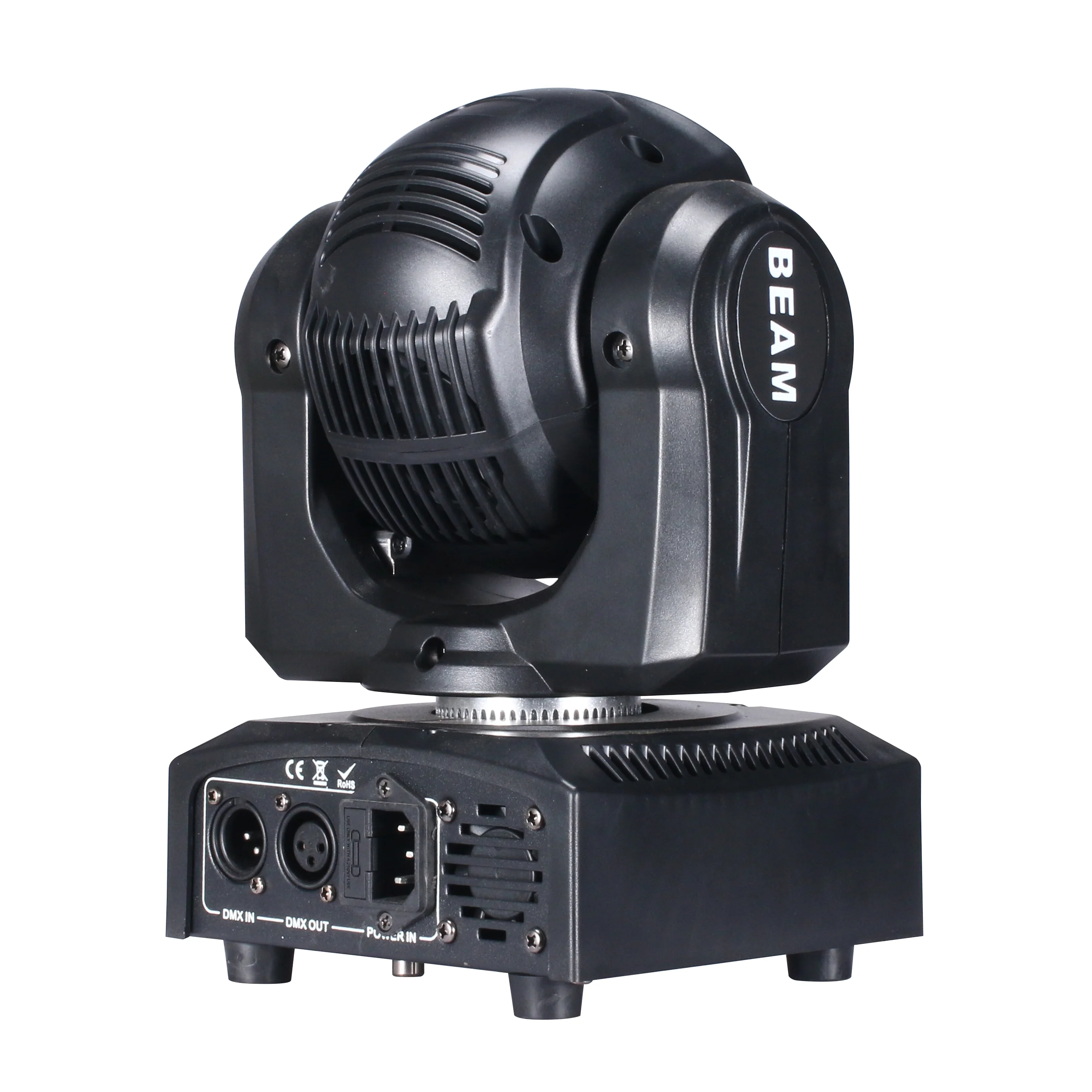 4Pcs 60W LED Beam Mini Moving Head 65W with SMD5050 RGB 3in1 Super Bright DJ Dmx Control