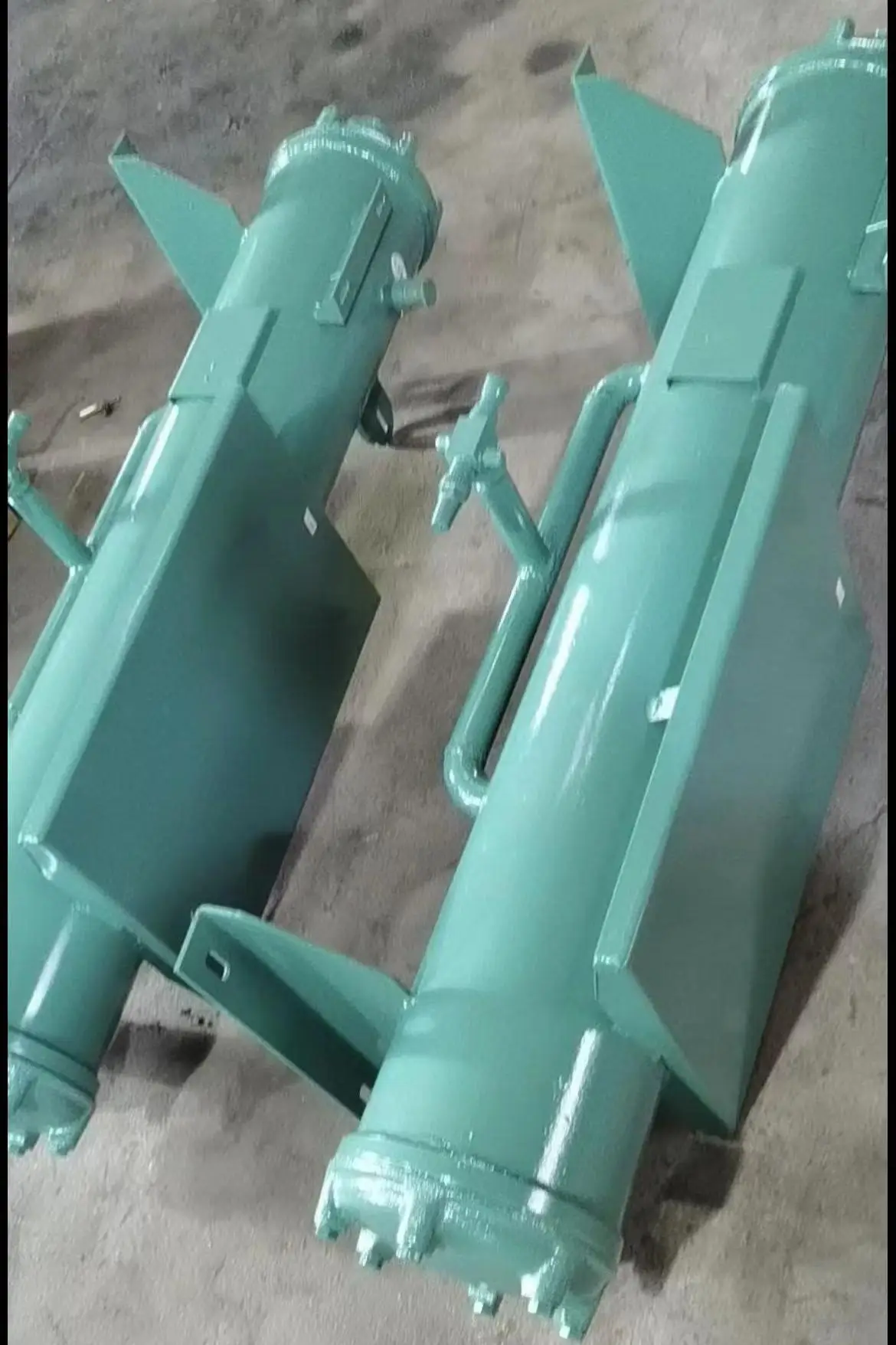 Condensador de resfriamento de água de trocador de calor de tubo e casca resistente à corrosão de alta pressão para sistemas de refrigeração