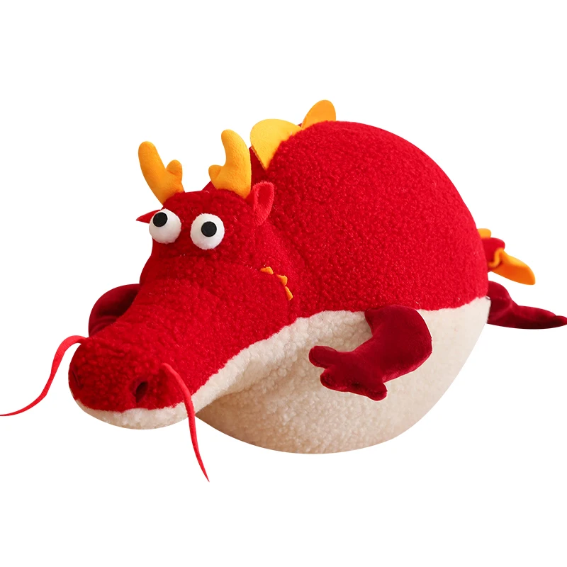 Nieuwe Schattige Cartoon Draak Pluche Gooi Kussen Speelgoed Anime Knuffels Rond Vet Mollige Knuffels Kussen Pop Voor Huisdecoratie