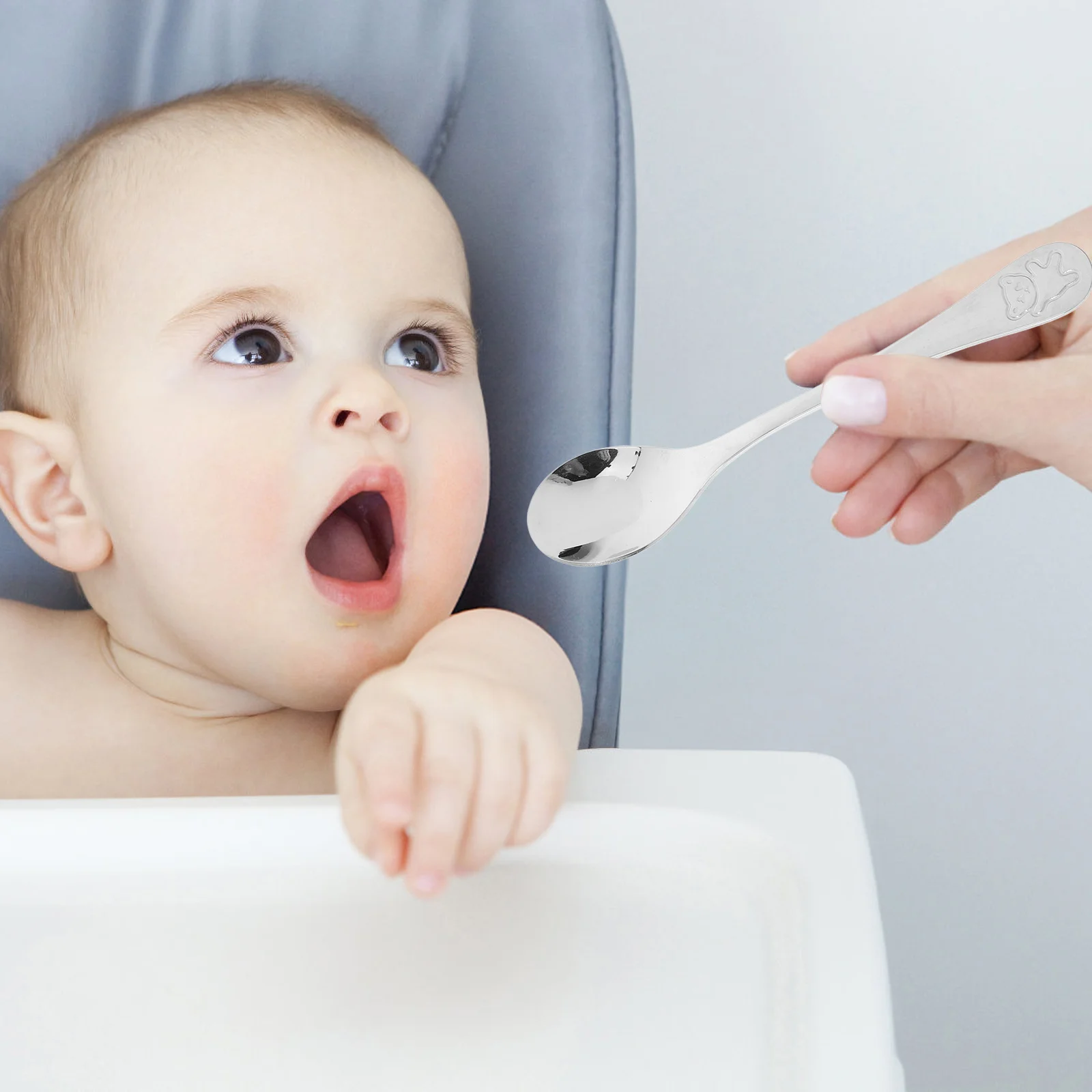 

5Sets Toddler Dining Utensils Durable Spoon Fork Set Baby Feeding Tool Ergonomic Design for Kids Kids Utensils