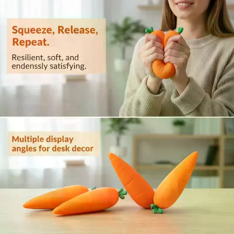 Realistic Fruits Soft Squeeze Toy Slow Rebound Effect For Stress Relief Office Desk Decor For Kids And Adults