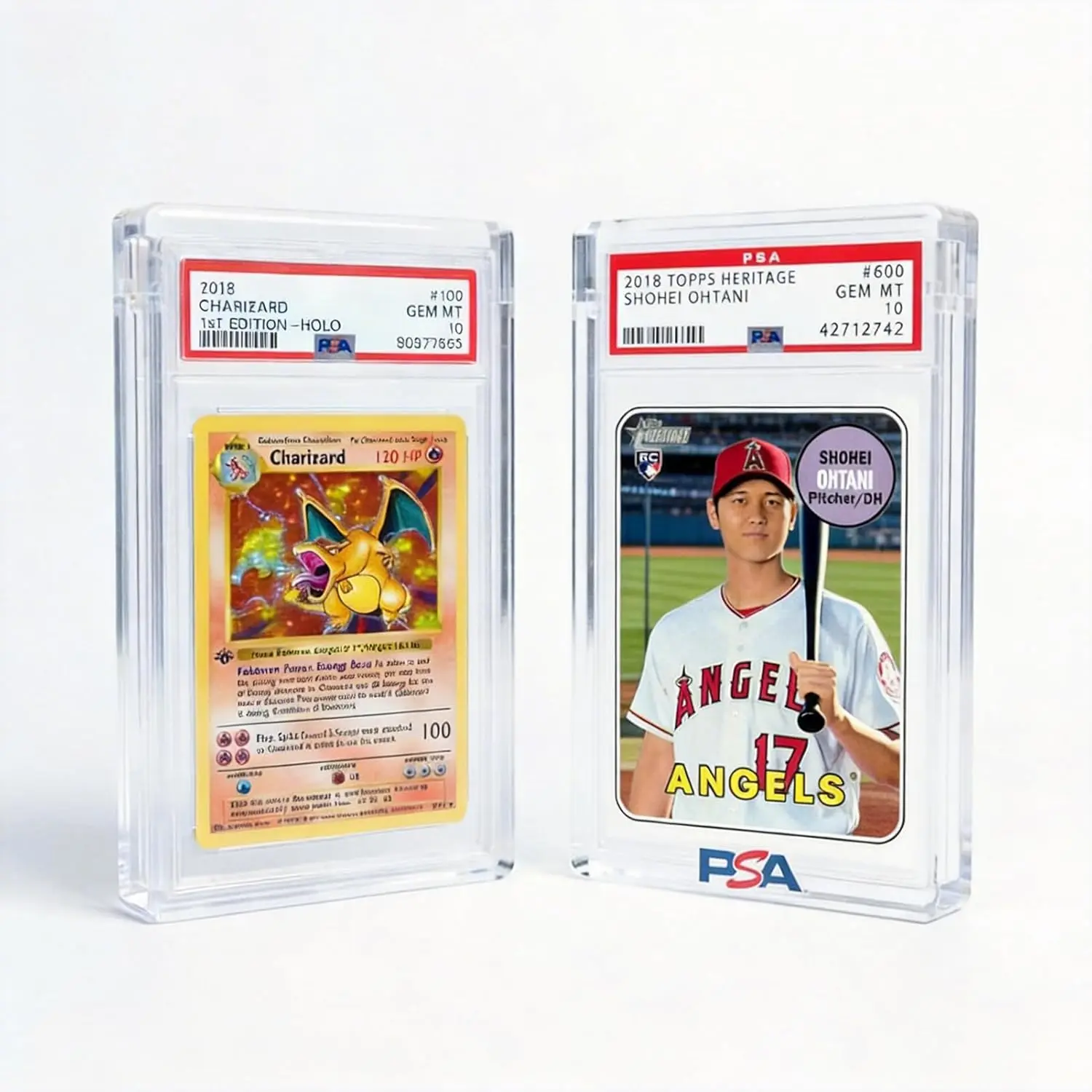 DCOLOR Magnet-Acryl-Sammelkarten-Schutzhülle für PS-A CGC BGS TCG Grading Card Slab Protector