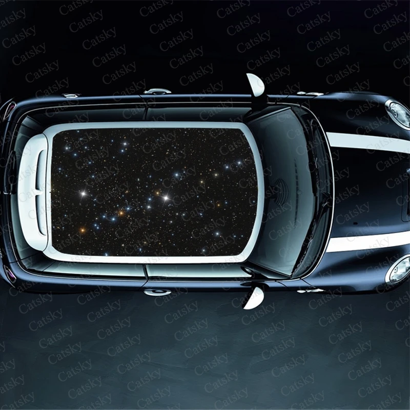 vast starry sky Car sticker decal roof sunroof decorative sticker vinyl film itache universal SUV car sticker decal