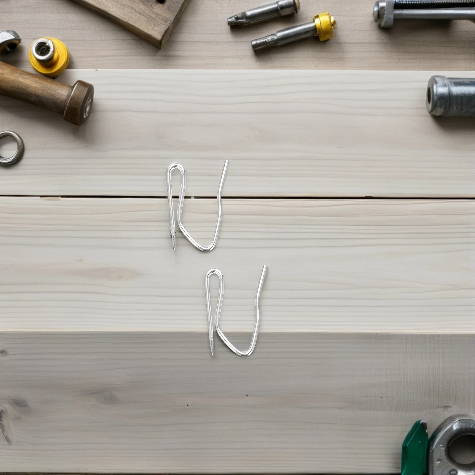 

500Pcs Iron Curtain Hooks Metal Clips for Vertical Blinds and Pleated Drapes Easy Install Home Office Decor Curtain Rail Clips