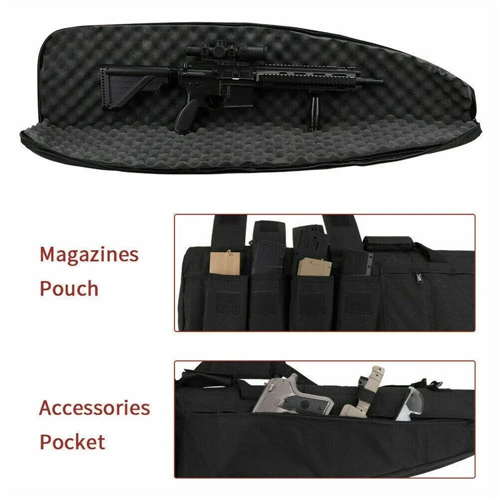 Borsa tattica per pistola Borse per fucile da caccia in nylon Custodia per fucile ad aria compressa Zaino Airsoft CS Attrezzatura da gioco di guerra