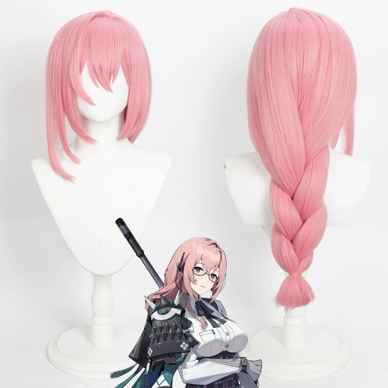 

Парик аниме Tsukishiro Yanagi, парики для косплея, Zenless Zone Zero Game, парик для ролевых игр, синтетический парик, аниме-вечеринка, маскарад, карнавал