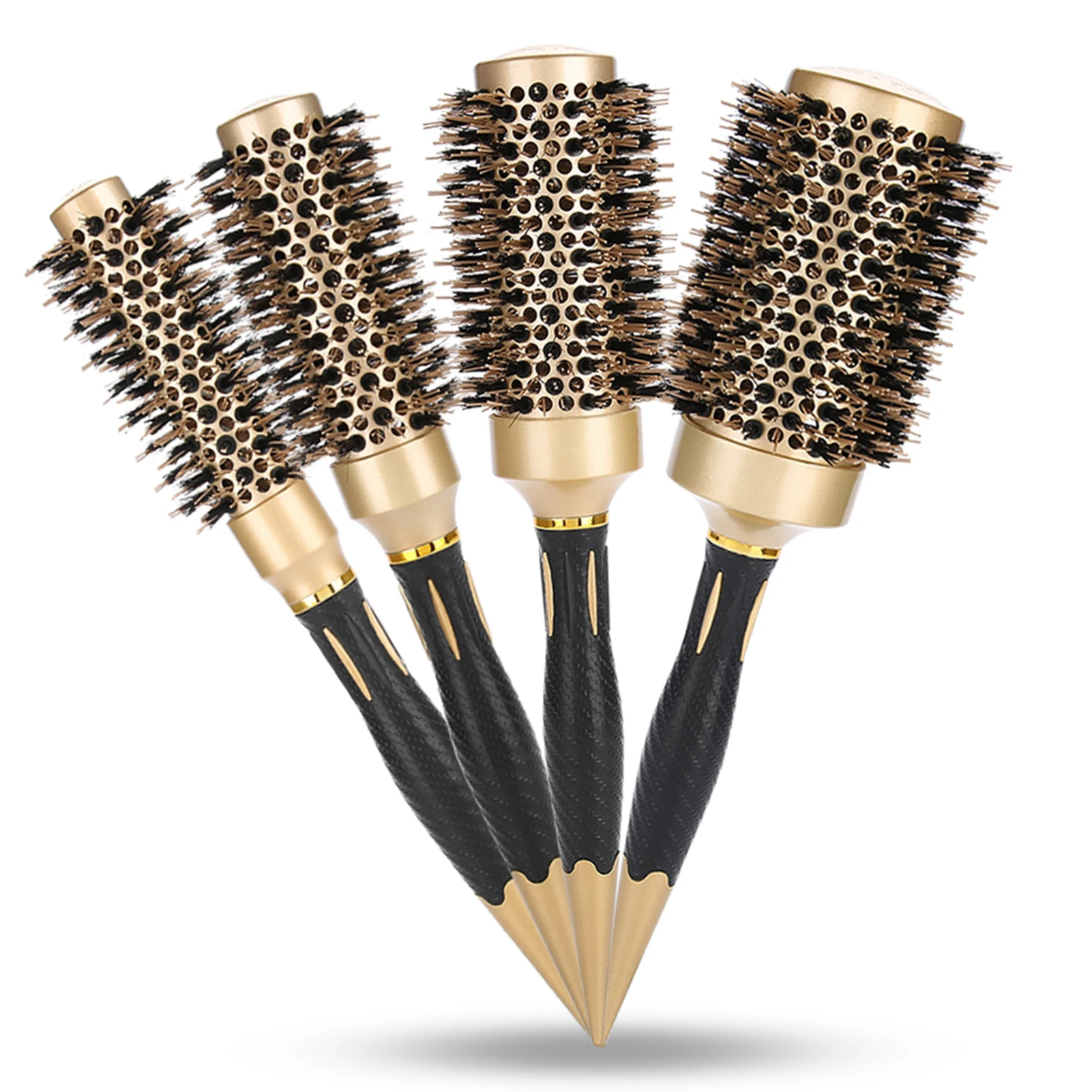Portable 1PC 25mm Anti-static Round Hair Comb Salon Styling Brush Massager Detangle Brush Hair Care Styling Tools 4