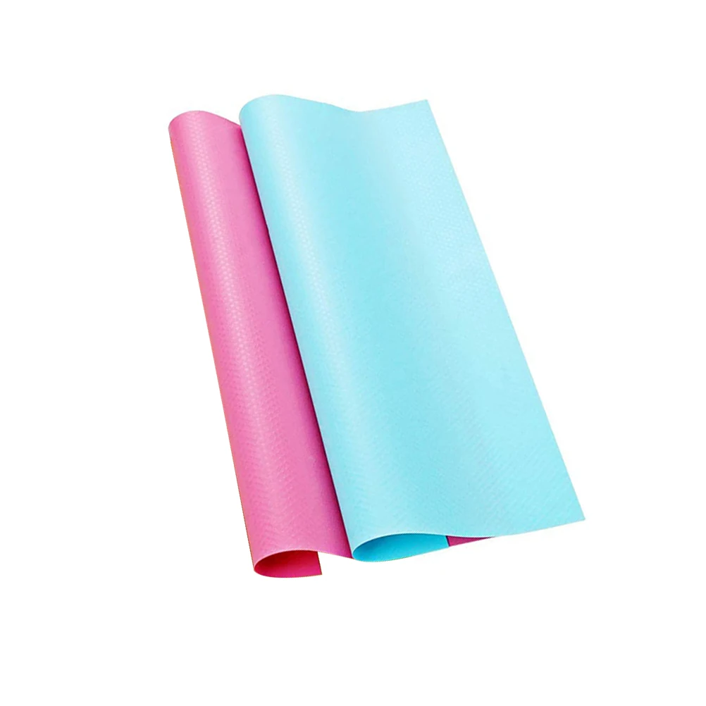 

2Pcs EVA Kitchen Cabinet Moisture proof Mats Waterproof Drawer Shelf Liner Pads Cupboard Refrigerator Pad Home Storage