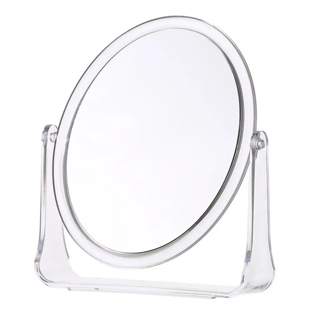 Double-sided Magnifying Mirror Portable Double Magnifying Makeup Mirror for Men Women 360 Degrees Rotatable Acrylic Vanity