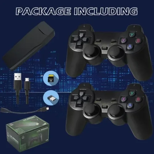 Imagen 2 del producto Consola de videojuegos Retro M8, mando inalámbrico Dual, mando de TV, 4K HD, 20000, juegos clásicos, mando de juegos portátil Retro