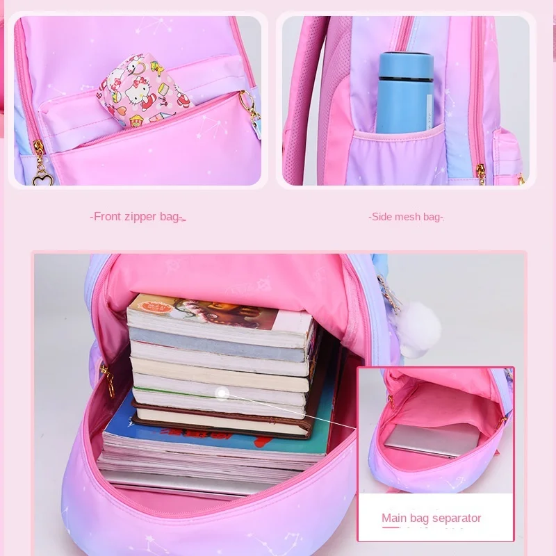 Primary school girl waterproof Children bookBag for women princess backpack student Bagpack kid 3-6 years Mochila Infantil