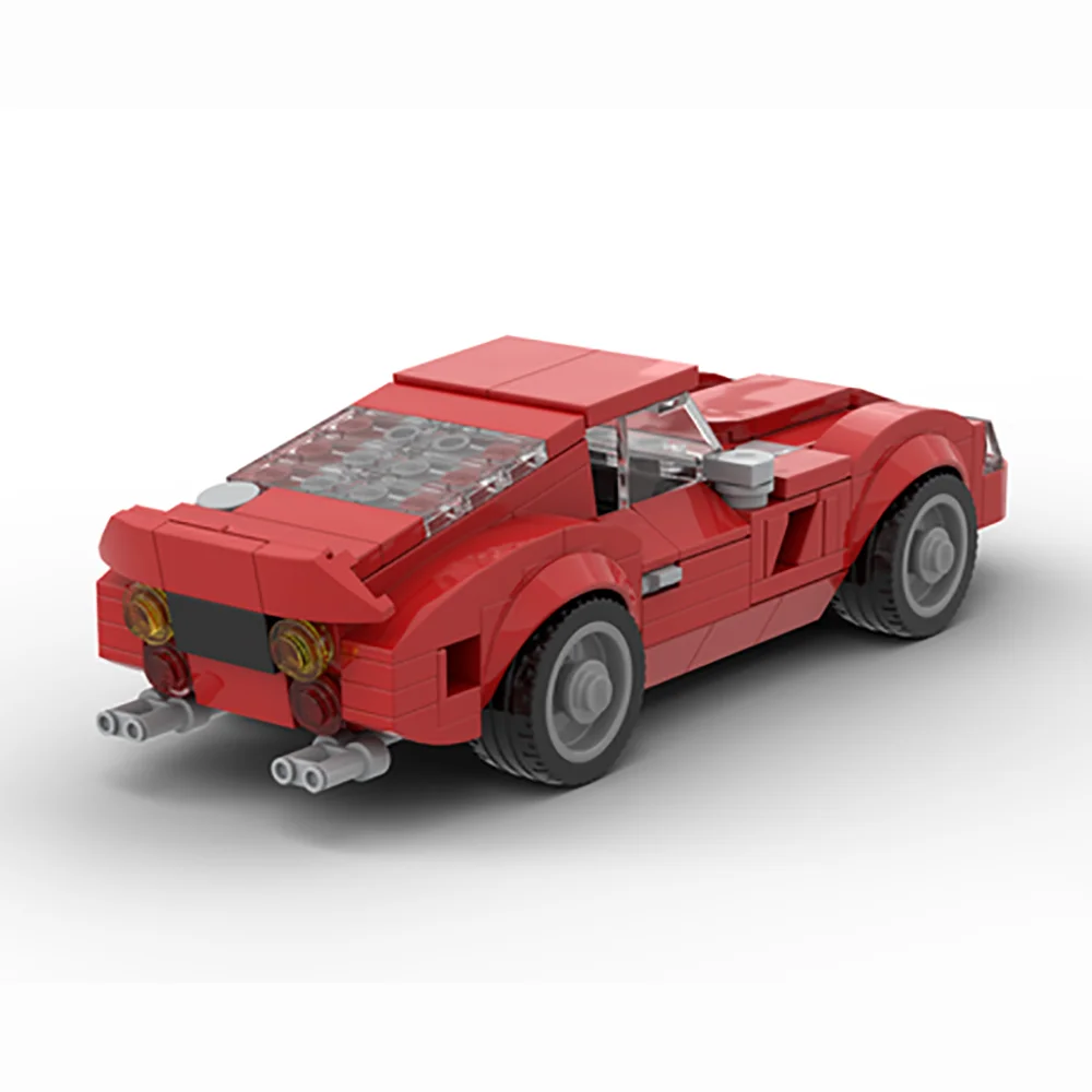 180PCS MOC Speed Champions Ferraris 250 GTO Racing Model Building Blocks Technology Bricks DIY Creative Assembly Kids Toys Gifts