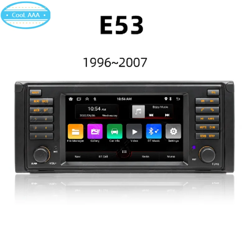 

E53 carplay radio Android GPS navigation car Bluetooth player for BMW E39 E53 M5 1996-2007