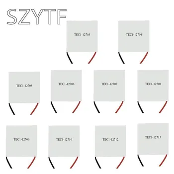 반도체 냉각 모듈 열전 냉각기 펠티에, TEC1-12703/04/05/06/08/09/10/12/15, 40x40mm, 12V