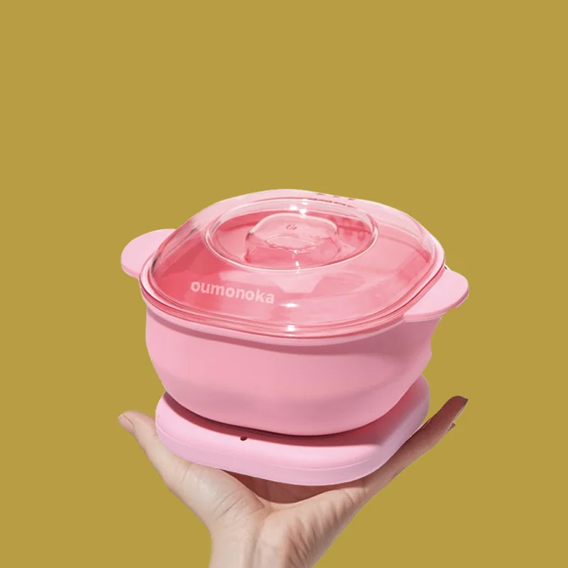 0 Máquina calentadora de cera plegable de Metal para depilación, electrodoméstico profesional, SPA, olla de parafina, calentador de cera de afeitar depilatorio