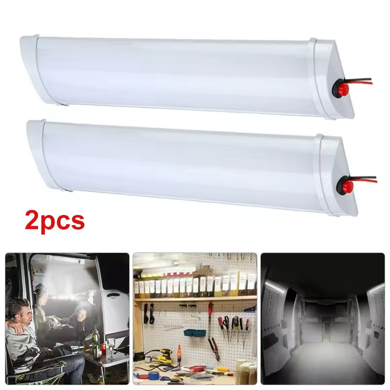 1/2x 72LED 12V-80V Потолочный светильник для автодома, прицепа, лодки, грузового отсека, кемпера, светодиодные светильники для автомобиля, аксессуары для фургона, автомобильный светодиодный светильник