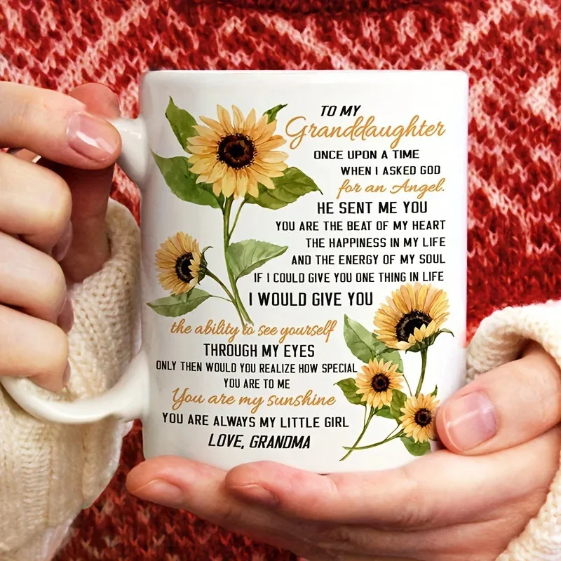 Xiyin TUME cross-border special for cartoon plants, cute ceramic mugs, high-value water cups, gift cups