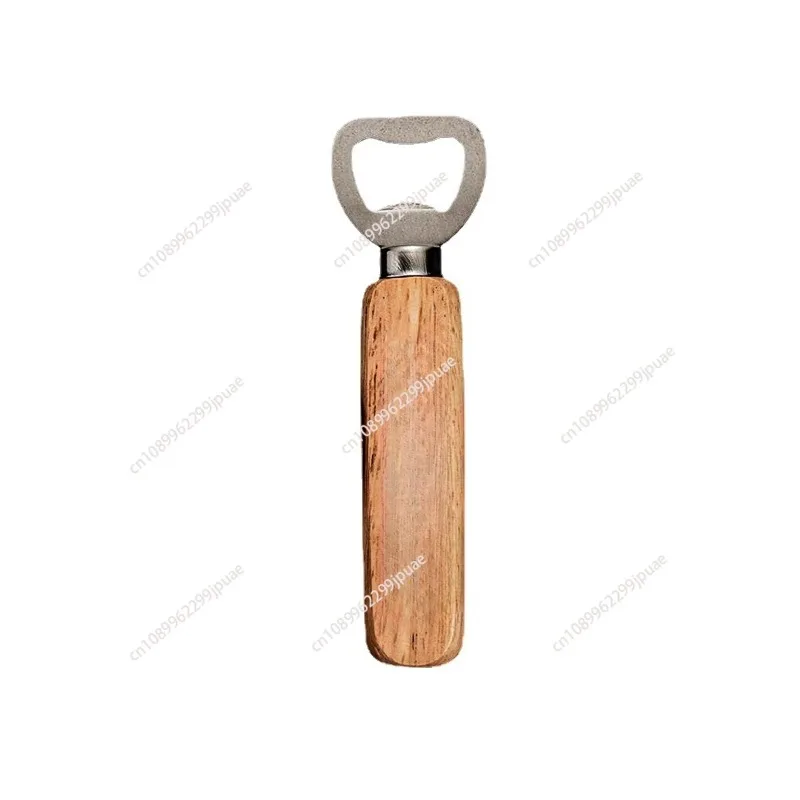 Wood Handle Beer Bottle Opener Portable Cap Remover Outdoor Camping Picnic Bar Household Opening Tool